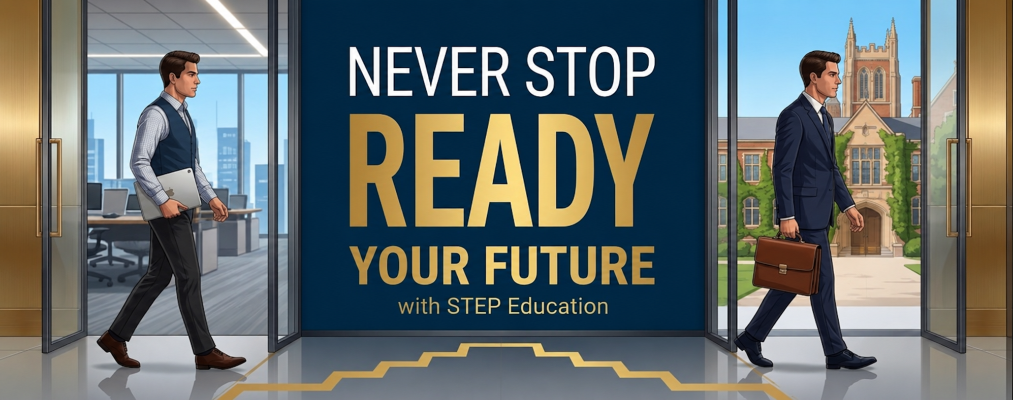 Students being trained at STEP